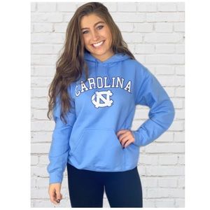 CAROLINA BLUE UNC HOODIE SWEATSHIRT BY CHAMPION